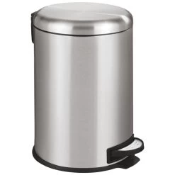 Wenko Abfalleimer »LEMAN«, Trittmechanismus, 20 L, Kunststoff/rostfreier Stahl