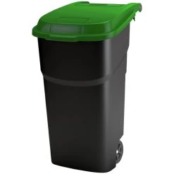 ROTHO Mülleimer »Atlas«, Klappdeckel, 100 L, Kunststoff (PP)