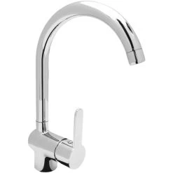 Spültischarmatur »Design«, Messing, Glänzend, ⅜"