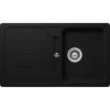 Küchenspüle, Formhaus D-100 Nero, Granit | Komposit | Quarz, 86 X 50
