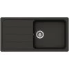 Küchenspüle, Formhaus D-100L Asphalt, Granit | Komposit | Quarz, 100 X 50