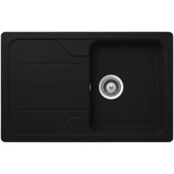 Küchenspüle, Formhaus D-100S Onyx, Granit | Komposit | Quarz, 78 X 50