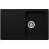 Küchenspüle, Formhaus D-100S Nero, Granit | Komposit | Quarz, 78 X 50