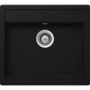 Küchenspüle, Nemo N-100 Onyx, Granit | Komposit | Quarz, 57 X 51