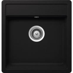 Küchenspüle, Nemo N-100S Nero, Granit | Komposit | Quarz, 49 X 51