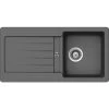 Küchenspüle, Cristalite Typos D-100S Croma, Granit | Komposit | Quarz, 86 X 43,5