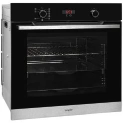 Einbau-Backofen »EBEP 707-18 H«, 73 L, Metall/Glas, Silbergrau