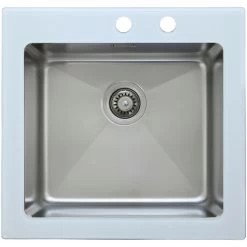 Glasspüle, Weiß, Glas