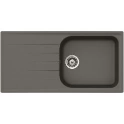 Einbauspüle, Betongrau, Quarzsand/Kunstharz
