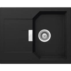 Küchenspüle »Manhattan D-100XS-A«, Onyx, Rechteckig, Granit/Komposit-Kunststein/Quarzstein