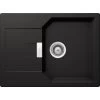 Küchenspüle »Manhattan D-100S-A«, Nero, Rechteckig, Granit/Komposit-Kunststein/Quarzstein