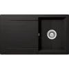 Küchenspüle »Epure D-100-A«, Nero, Rechteckig, Granit/Komposit-Kunststein/Quarzstein