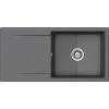 Küchenspüle »Epure D-100L-A«, Croma, Rechteckig, Granit/Komposit-Kunststein/Quarzstein
