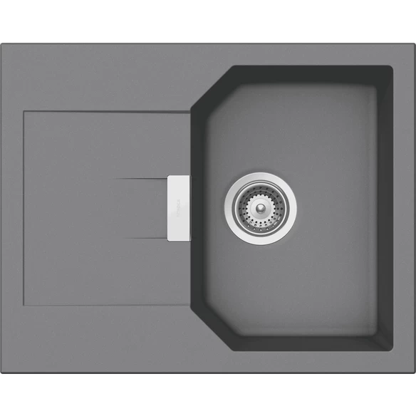 Küchenspüle »Manhattan D-100XS-A«, Croma, Rechteckig, Granit/Komposit-Kunststein/Quarzstein