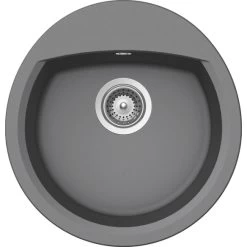 Küchenspüle »Manhattan R-100-A«, Croma, Rund, Granit/Komposit-Kunststein/Quarzstein