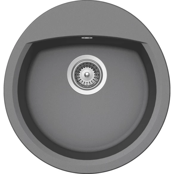 Küchenspüle »Manhattan R-100-A«, Croma, Rund, Granit/Komposit-Kunststein/Quarzstein