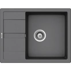 Küchenspüle »Manhattan D-100-A«, Croma, Rechteckig, Granit/Komposit-Kunststein/Quarzstein