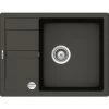Küchenspüle »Manhattan D-100-A«, Asphalt, Rechteckig, Granit/Komposit-Kunststein/Quarzstein