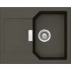 Küchenspüle »Manhattan D-100XS-A«, Asphalt, Rechteckig, Granit/Komposit-Kunststein/Quarzstein
