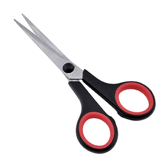 Schere, Edelstahl/acrylnitril_butadien_styrol_abs/tpr, Silberfarben/rot/schwarz