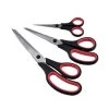 Scherenset, Edelstahl/acrylnitril_butadien_styrol_abs/tpr, Silberfarben/rot/schwarz