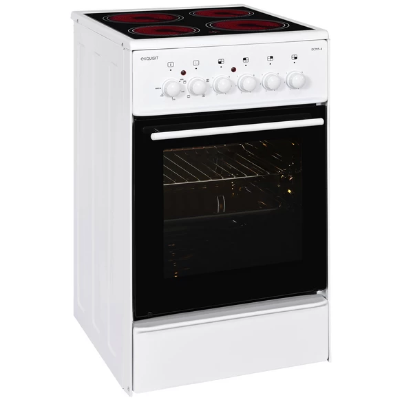 Elektro-Standherd »ECM 5-4.1«, 47 L, Metall/Glas, Weiß