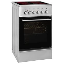 Elektro-Standherd »ECM 5-4.1BZ Inox«, 47 L, Metall/Glas, Silbergrau