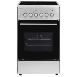 Elektro-Standherd »ECM 8-4.1 BZ Inox«, 47 L, Metall/Glas, Silbergrau