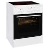 Elektro-Standherd »ECM 6-4 BZ«, 61 L, Metall/Glas, Weiß