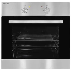 Einbau-Backofen »EBE 555-1.1«, 62 L, Metall/Glas, Silbergrau