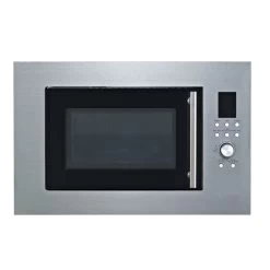 Einbau-Mikrowelle, 900 W, Silberfarben
