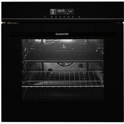 Einbau-Backofen Mit Softclose, 72 L, Edelstahl|glas, Schwarz
