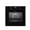Einbau-Backofen, 72 L, Edelstahl|glas, Schwarz