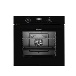 Einbau-Backofen, 72 L, Edelstahl|glas, Schwarz