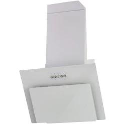 Dunstabzugshaube, Motorleistung: 47 W, Edelstahl/Glas, Weiß