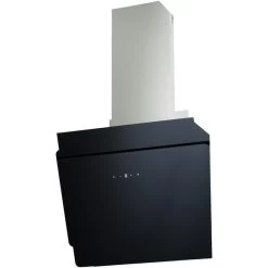 Dunstabzugshaube, Motorleistung: 168 W, Metall/Glas, Schwarz