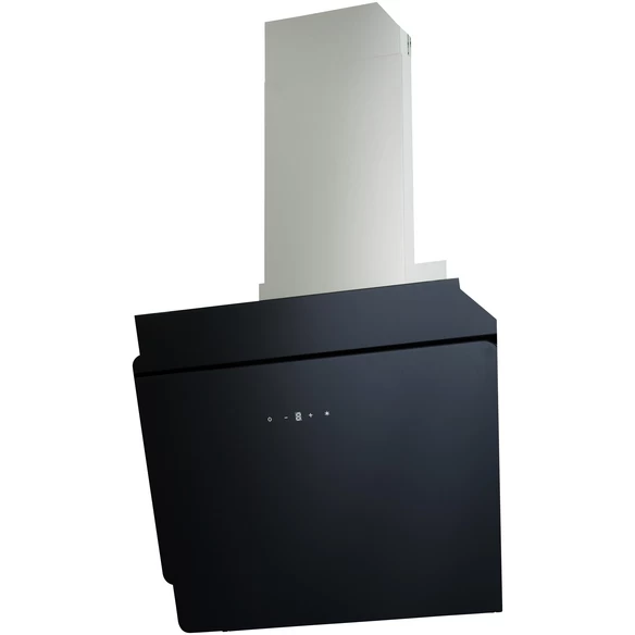 Dunstabzugshaube, Motorleistung: 168 W, Metall/Glas, Schwarz