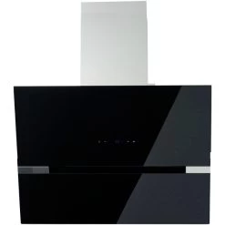 Dunstabzugshaube, Motorleistung: 515 W, Edelstahl/Glas, Schwarz