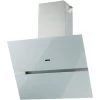 Dunstabzugshaube, Motorleistung: 73 W, Edelstahl/Glas, Weiß