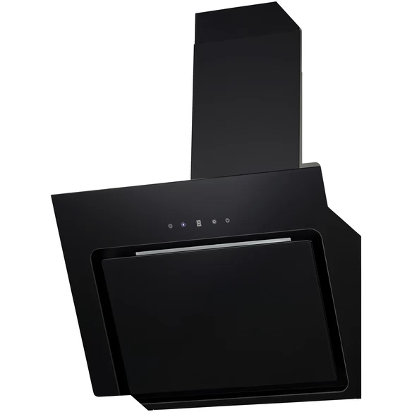 Dunstabzugshaube, Motorleistung: 234 W, Edelstahl/Glas, Schwarz