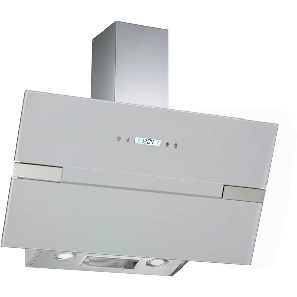 Dunstabzugshaube, Motorleistung: 233 W, Edelstahl/Glas, Weiß
