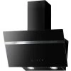 Dunstabzugshaube, Motorleistung: 203 W, Edelstahl/Glas, Schwarz