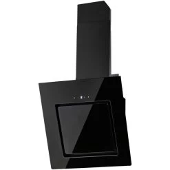 Dunstabzugshaube, Motorleistung: 348 W, Edelstahl/Glas, Schwarz