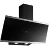 Dunstabzugshaube, Motorleistung: 78 W, Edelstahl/Glas, Schwarz