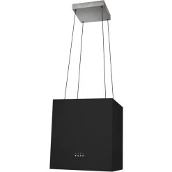 Dunstabzugshaube, Motorleistung: 400 W, Edelstahl, Schwarz