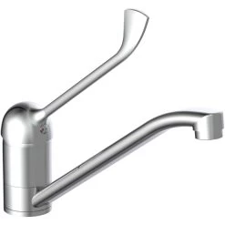 Spültischarmatur »VITAL«, 3/8", Messing, Chromfarben, 150° Schwenkbar