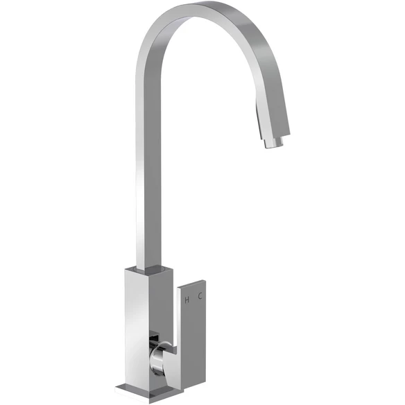 Spülenarmatur »TOKYO«, 3/8", Wassersparend, Messing, Chromfarben, 360° Schwenkbar