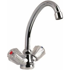 Spülenarmatur »Brillant«, Messing, Glänzend, ⅜"