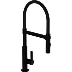 Spültischarmatur »Miami«, 3/8", Wassersparend, Messing, Schwarz