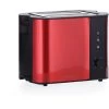 SEVERIN Toaster, Edelstahlfarben/rot, 240 V